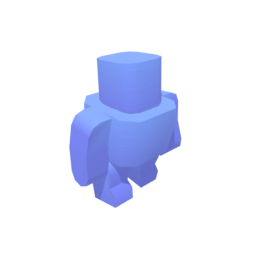 Figurine Cube Detailed